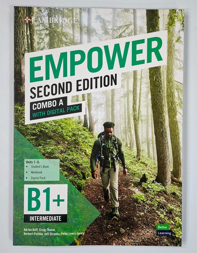 Empower Second Edition Combo A – Cambridge adult English course Student’s Book with Digital Pack photographed at NoureSham Bookshop.