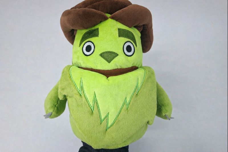 Greenman puppet from the kindergarten series Greenman and the Rainforest used for storytelling and speaking activities