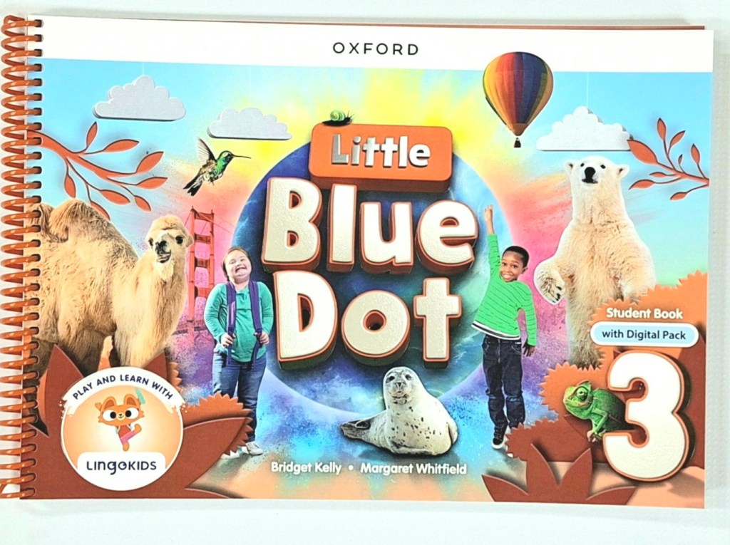 Little Blue Dot 3 – Oxford pre-primary English course Student Book photographed at NoureSham Bookshop.
