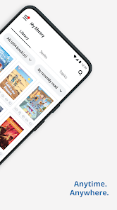 Oxford Reading Club mobile library interface displayed on a smartphone with book covers visible.
