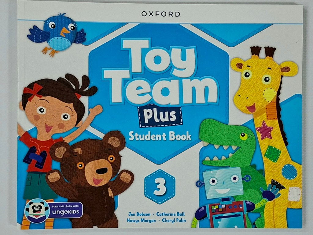 Toy Team Plus Level 3 – Oxford pre-primary English course Student Book photographed at NoureSham Bookshop.
