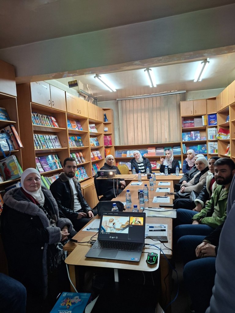 Teachers participating in group discussion during the Teachers Space 2026 professional development event